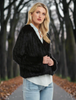 365 DAYS BLACK  RABBIT JACKET