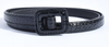 ADORNE THIN CROC BLACK BELT
