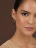 ADORNE TEARDROP EARRINGS CHOC