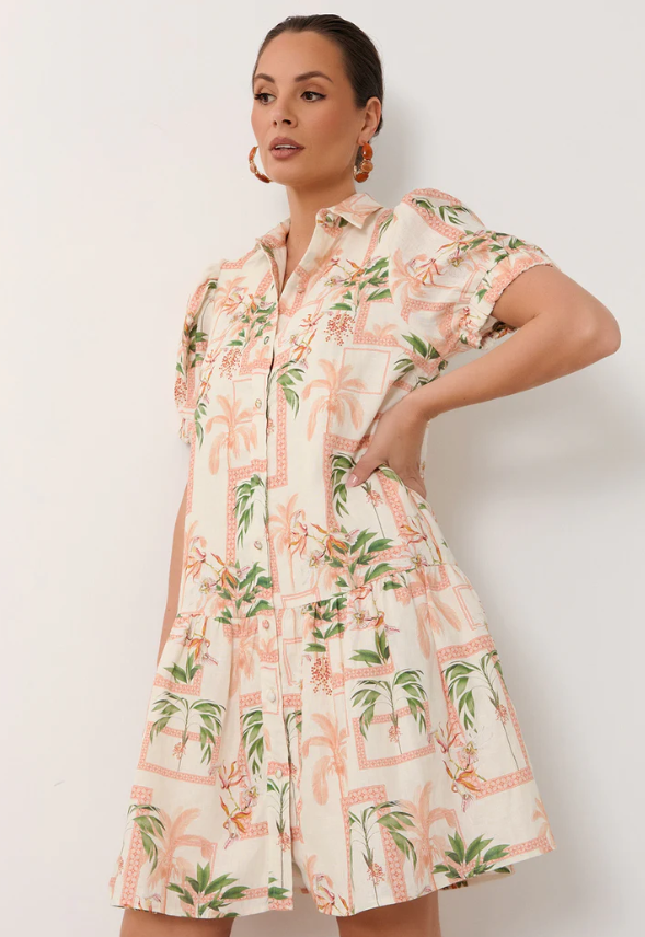 ADORNE DANIELA PRINT DRESS