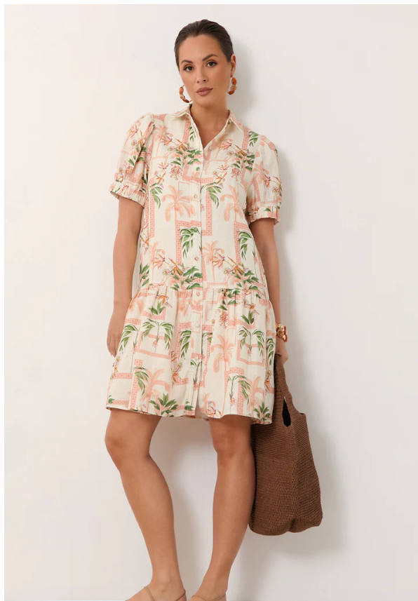 ADORNE DANIELA PRINT DRESS