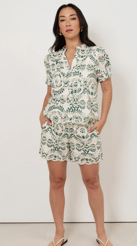 ADORNE KHLOE EMBROIDERED TOP