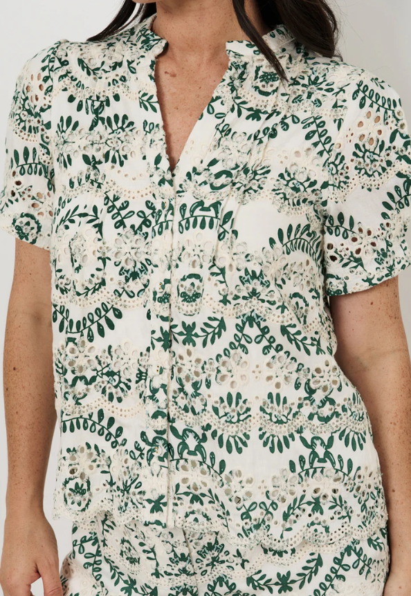 ADORNE KHLOE EMBROIDERED TOP