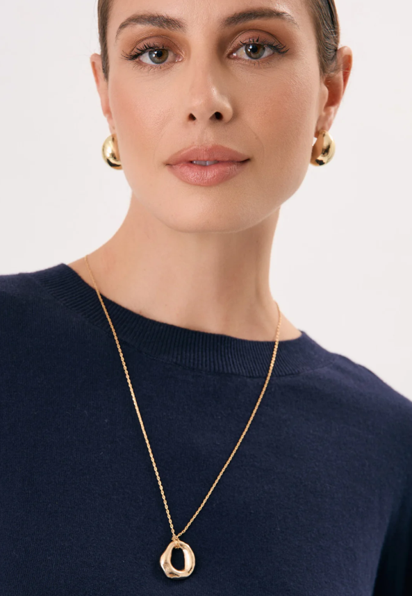 ADORNE LONG RING NECKLACE