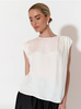 ADORNE YARA CUPRO TOP WHITE