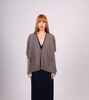BRIDGE AND LORD  TRINA OVERSIZE RIBBED CARDIGAN FOREST