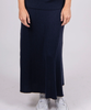 BRIDGE AND LORD SKIRT WITH FLARED HEM NAVY