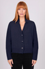 BRIDGE & LORD SHAWL COLLAR CARDI NAVY