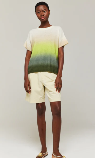 BRODIE BALI KNIT TEE YELLOW