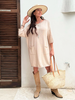 BYPIAS PALMIER KNIT TUNIC BEIGE