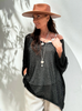 BOHEMIANA LUREX T SHIRT BLACK