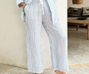 BYPIAS HOLIDAY LINEN PANT BLUE STRIPE