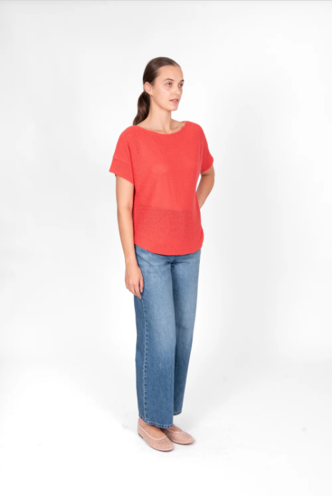 BRIDGE & LORD HORIZONTAL KNIT TOP