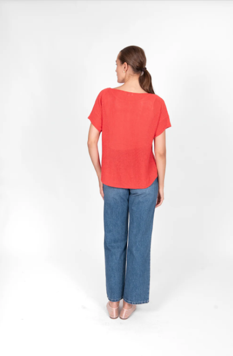 BRIDGE & LORD HORIZONTAL KNIT TOP