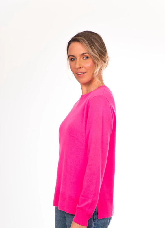 BRIDGE & LORD  Pure Cashmere Crew neck jumper