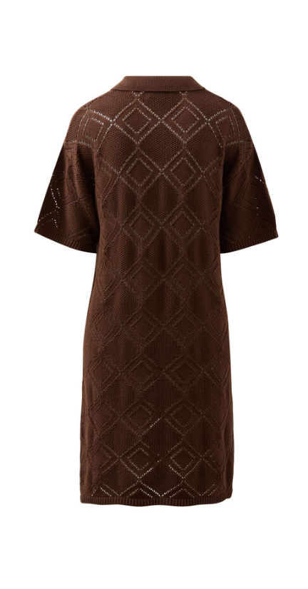 Ceres Life daisy knit dress chocolate