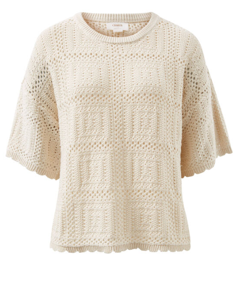 CERES LIFE BOXY TEE ECRU
