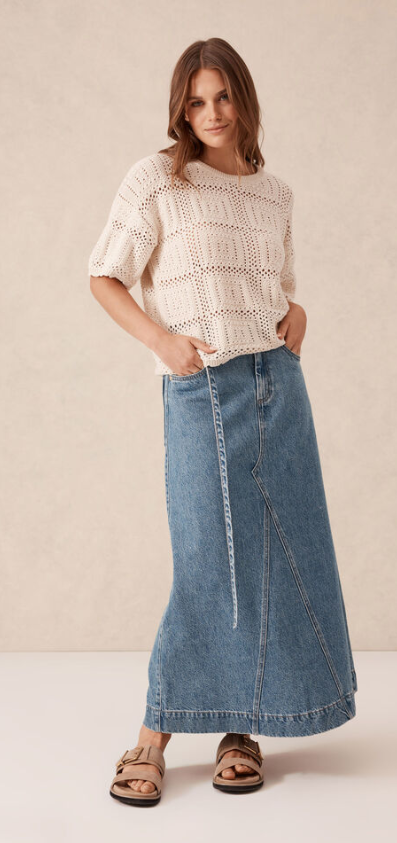 CERES LIFE BOXY TEE ECRU