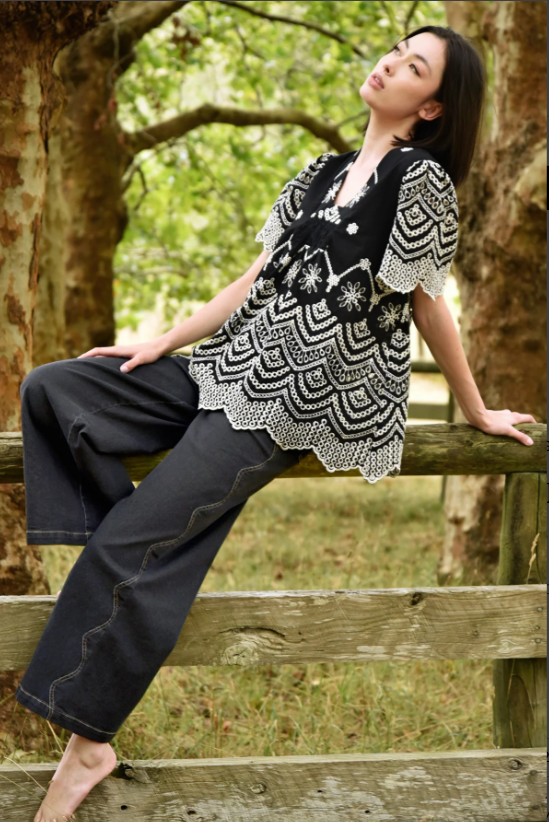 CURATE WAVE THE DAY BLACK JEAN