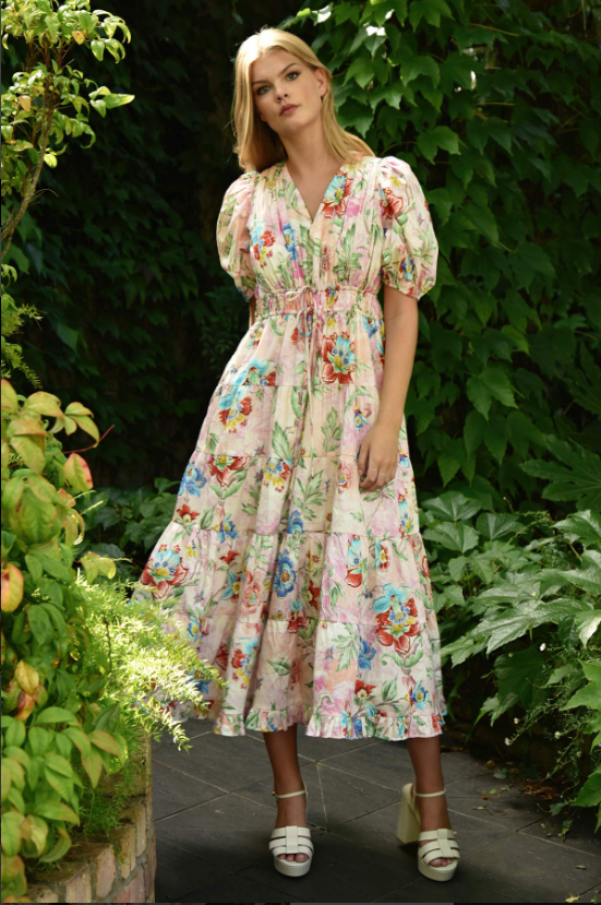 COOP RUCHE AROUND DRESS
