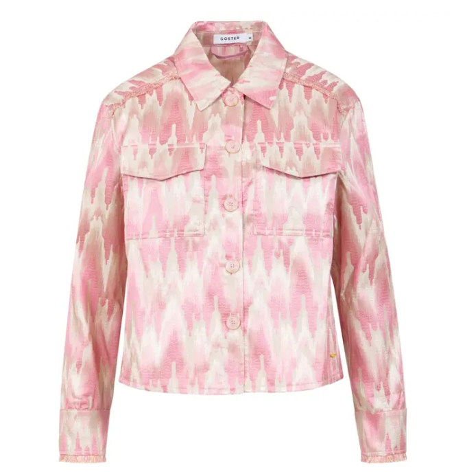COSTER PINK JAQUARD JACKET