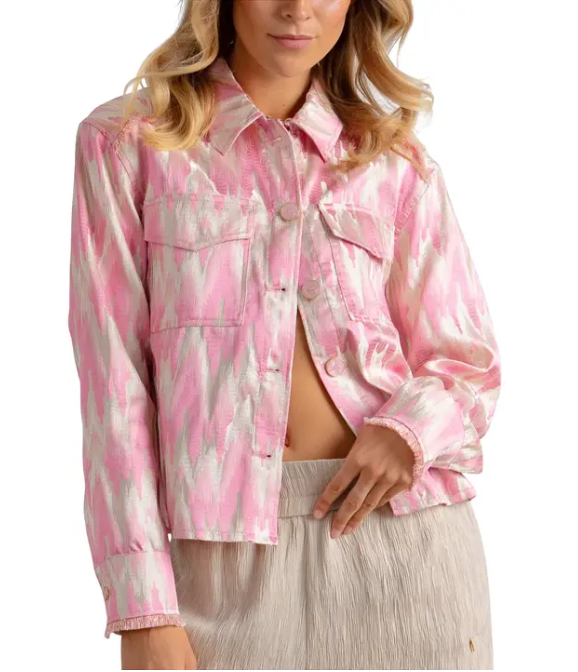 COSTER PINK JAQUARD JACKET