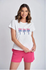 C+p+S  COTTON CREW PALMS TEE WHITE