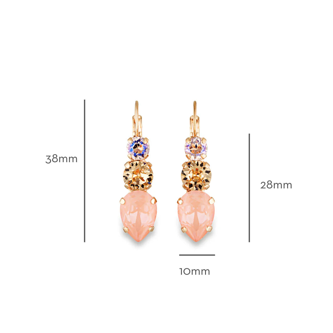 FRENCH ATTIC CHANELLE EARRINGS FLAMINGO IGNITE