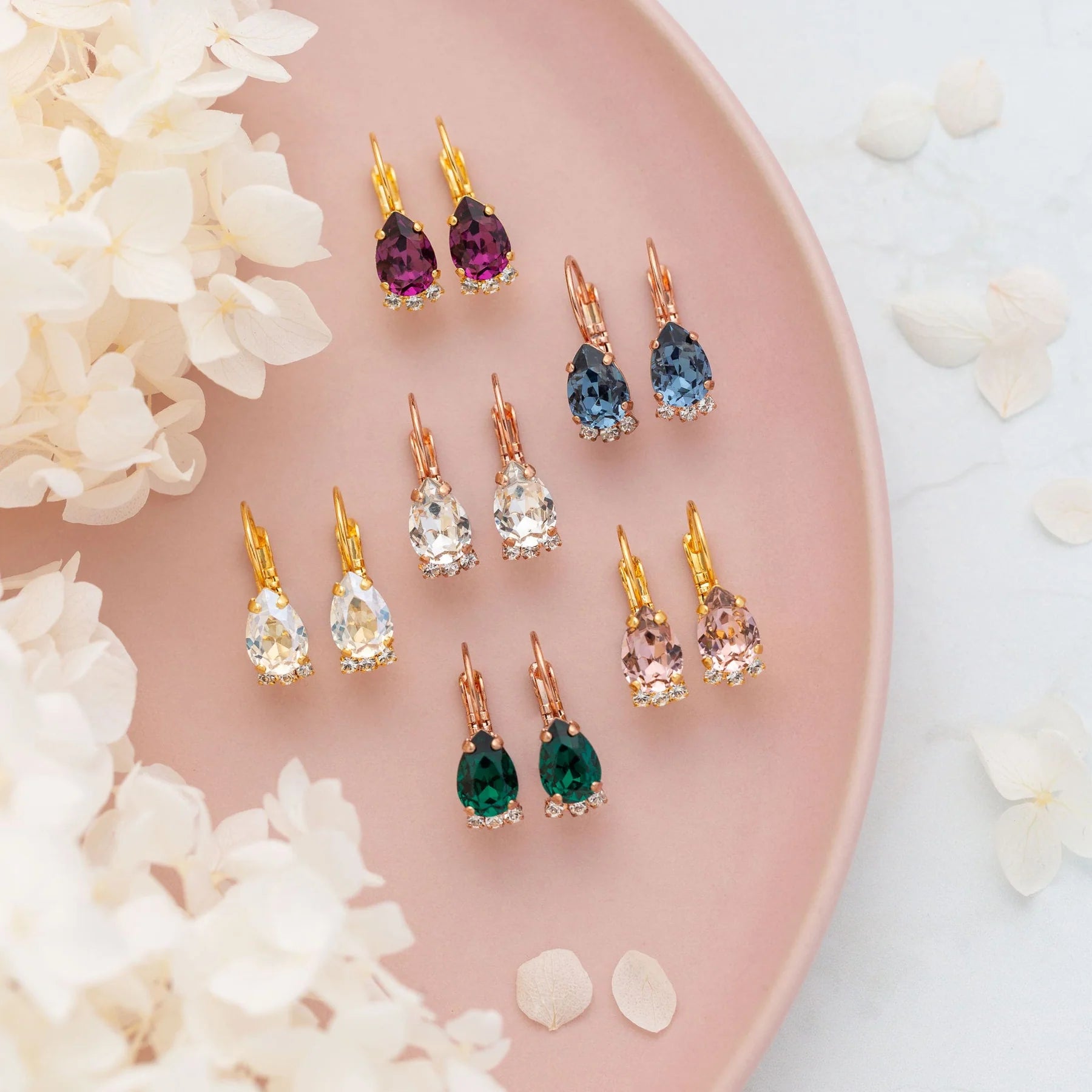FRENCH ATTIC CLEMENTINE EARRINGS EMERALD