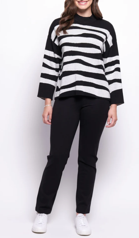 FOIL PIC OF THE BUNCH BLACK TROUSERS