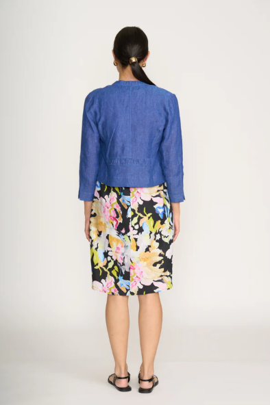 FOIL GATHER TOGETHER JACKET CAPRI
