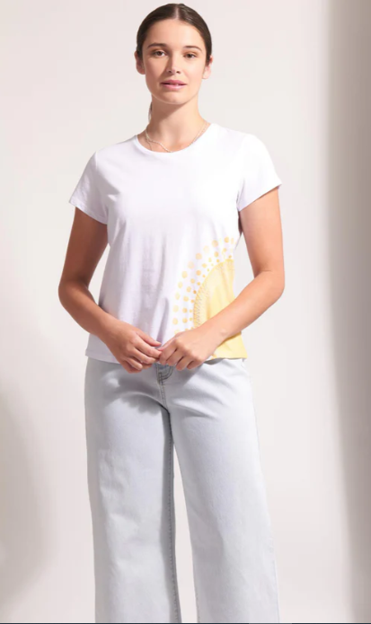 FOIL ON FORM TEE SUNSHINE