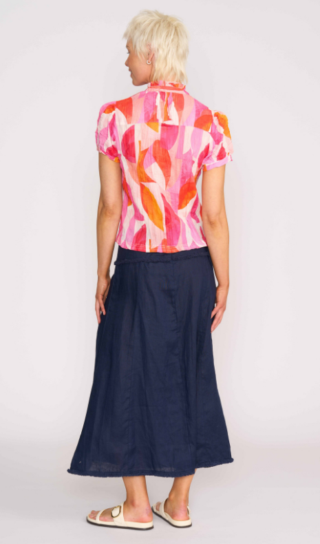 FOIL FRINGE BENEFITS SKIRT ECLIPSE