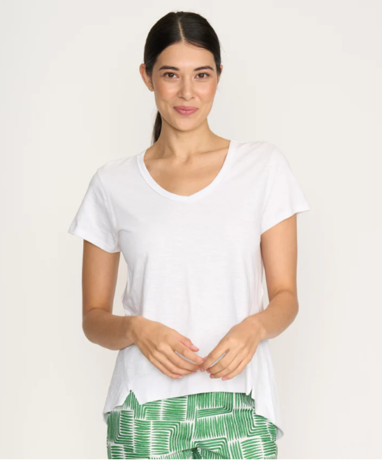 FOIL SPLIT DECISION WHITE TEE