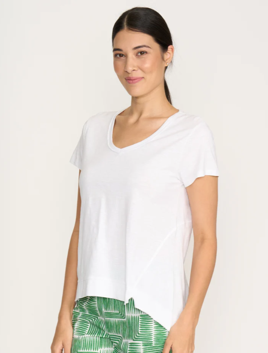 FOIL SPLIT DECISION WHITE TEE