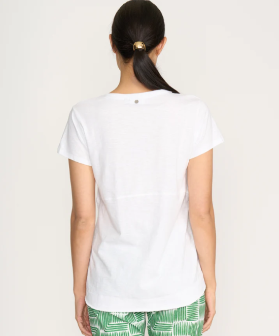 FOIL SPLIT DECISION WHITE TEE