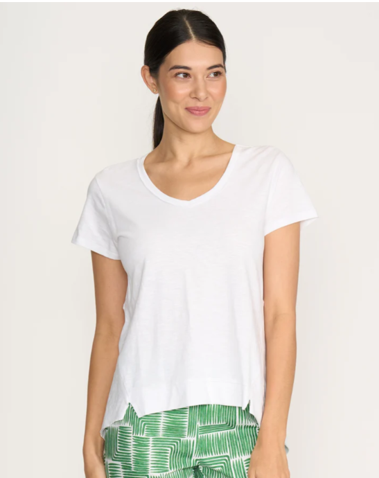 FOIL SPLIT DECISION WHITE TEE