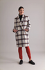 FOIL PLAY THE LONG GAME COAT GRIDIRON