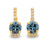 FRENCH ATTIC ADELAIDE EARRINGS DENIM BLUE
