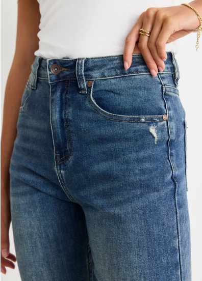 STORIES BE TOLD FARRAH INDIGO HIGH RISE SOFT FLARE JEAN
