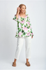 GOONDIWINDI TRAPEZE HYDRANGEA TOP PINK