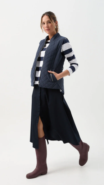 GOONDIWINDI NAVY QUILTED VEST