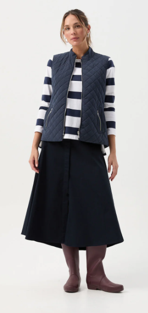 GOONDIWINDI NAVY QUILTED VEST