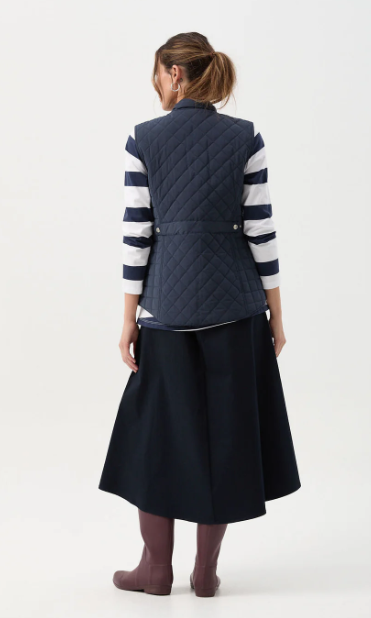 GOONDIWINDI NAVY QUILTED VEST