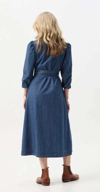 GOONDIWINDI DENIM DRESS CHAMBRAY
