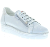 JOSE SAENZ SILVER METAL SNEAKER