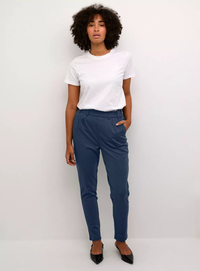 KAFFE JENNY PANTS MIDNIGHT MARINE
