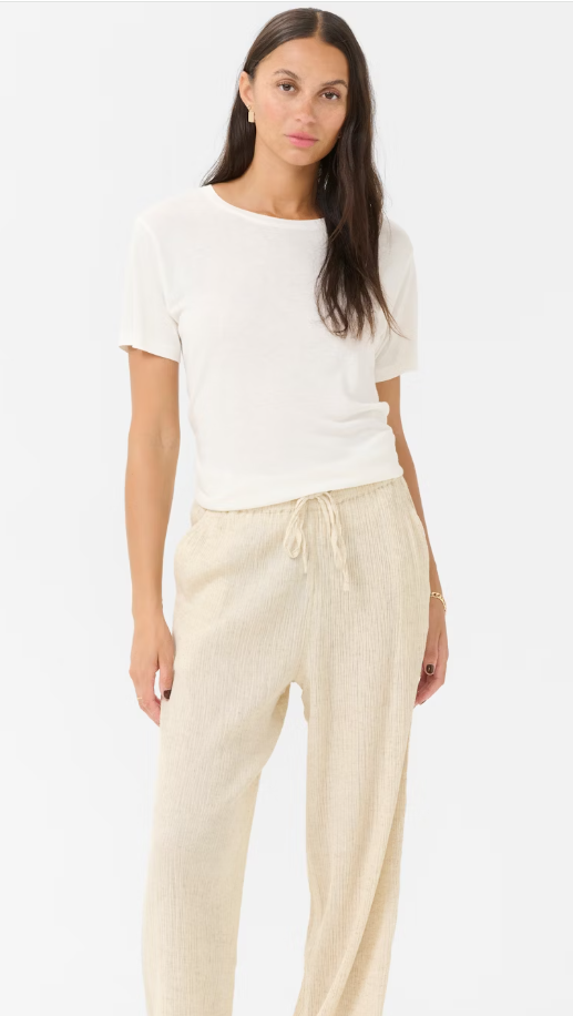 KAFFE AGITTE PANTS FEATHER MELANGE