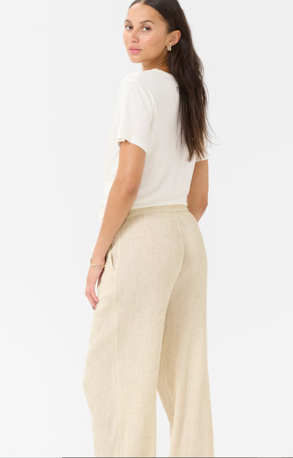 KAFFE AGITTE PANTS FEATHER MELANGE