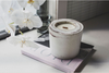 LUMEN & LUXE SMALL CONCRETE CANDLE MARBLED BLUSH